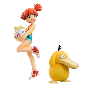 Authentic Pokemon G.E.M. Series PVC Figure -  Misty, Togepi, and Psyduck 10,5cm